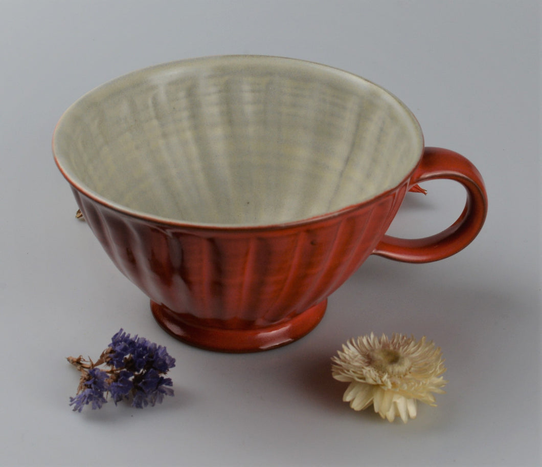 Special ceramic cup - orange