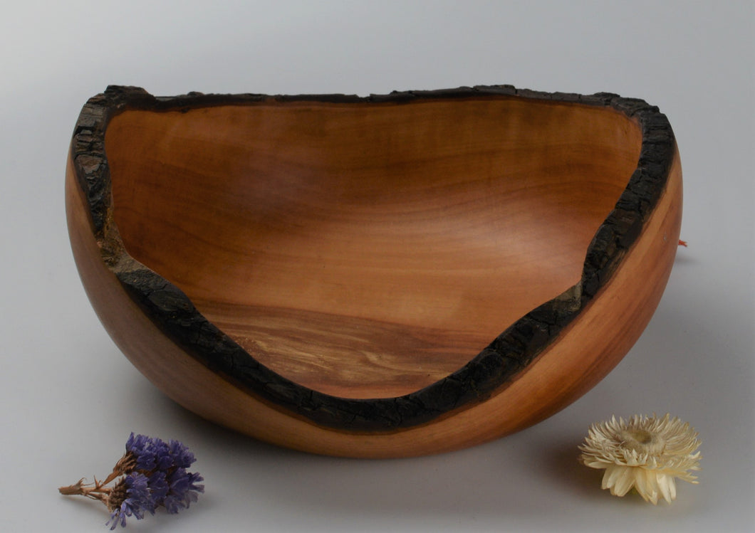 Wooden bowl from pear tree
