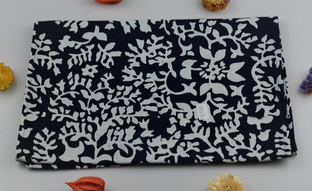 Table runner from modrotisk - 160x30cm