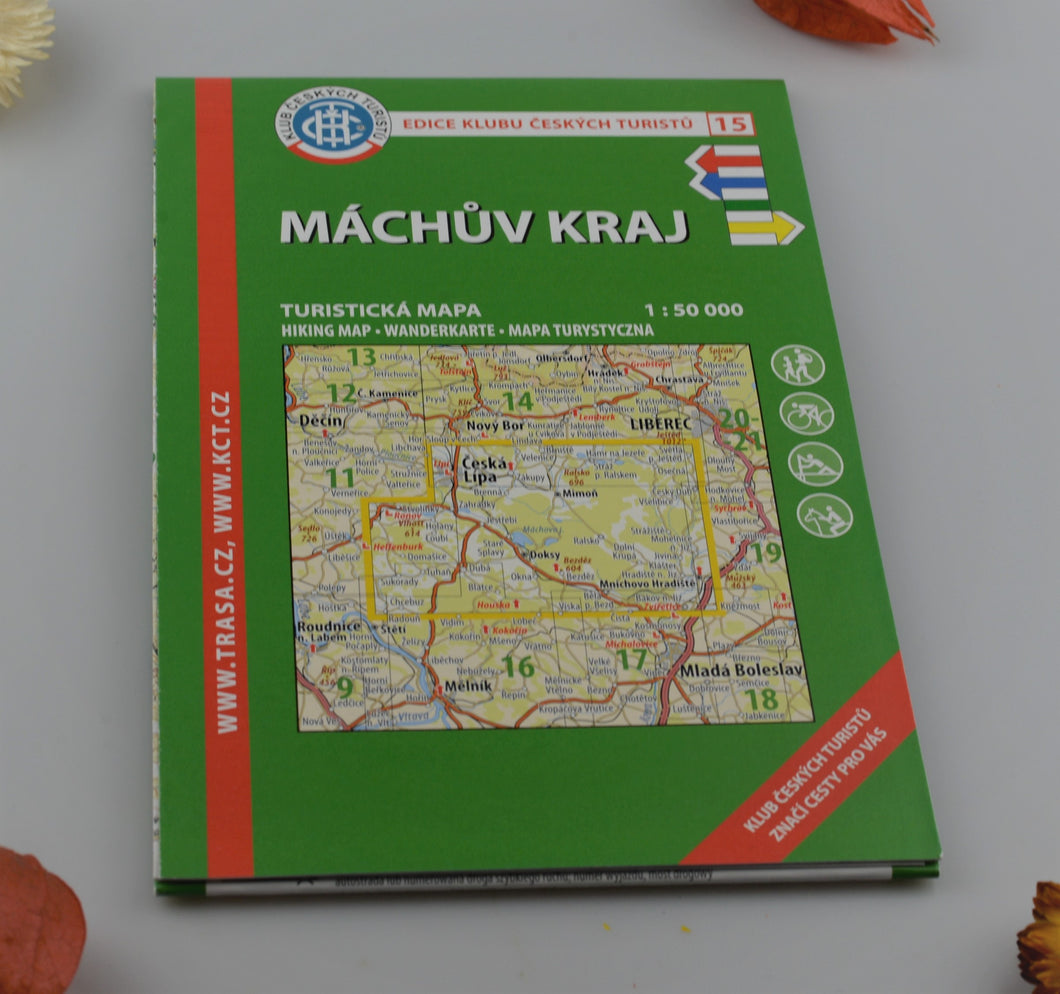 Turistická mapa - 15 - Machovo jezero