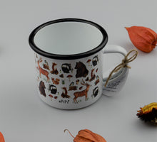 Load image into Gallery viewer, Tin enameled mug - Woods

